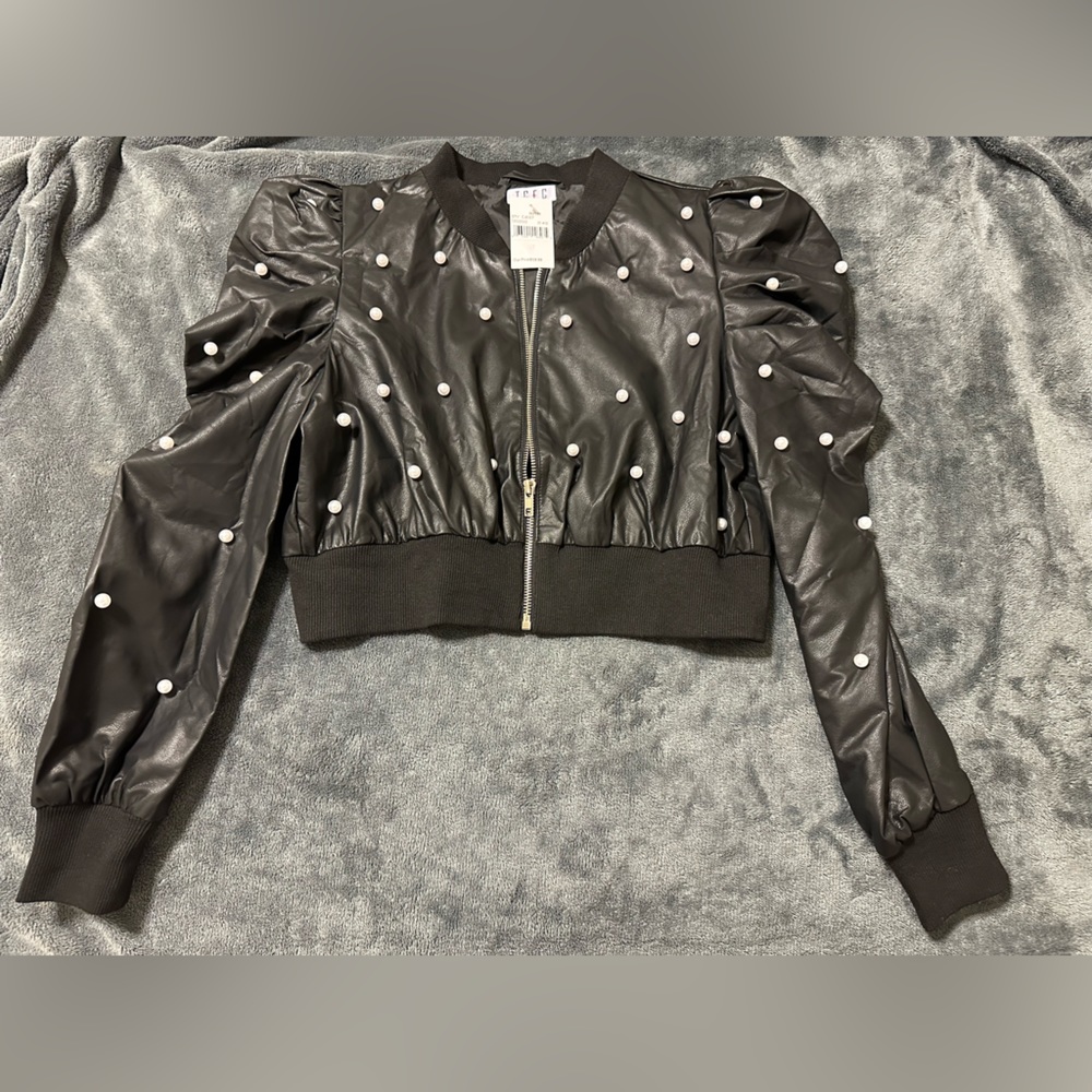 TCEC black with pearls jacket